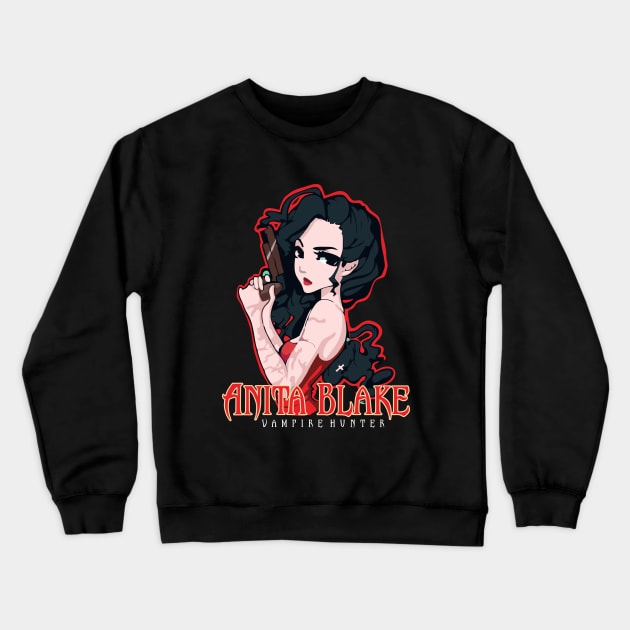 anita blake Crewneck Sweatshirt by Suwitemen